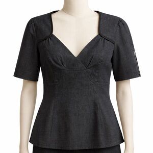 NWOT Nanette Lepore DenimTop